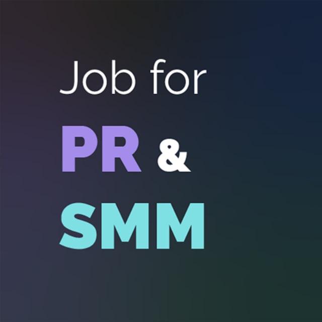 Аватар канала Job for PR и SMM