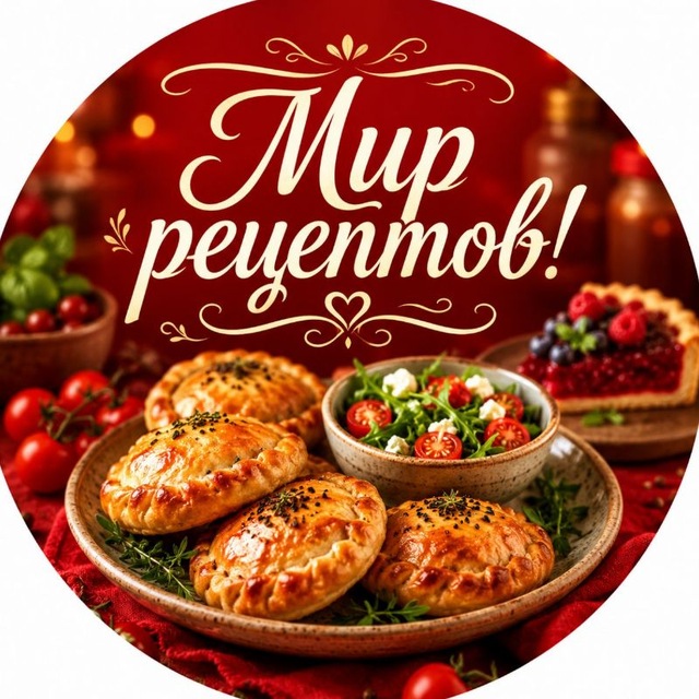 Аватар канала Мир рецептов! 🍜 Рецепты | Салаты