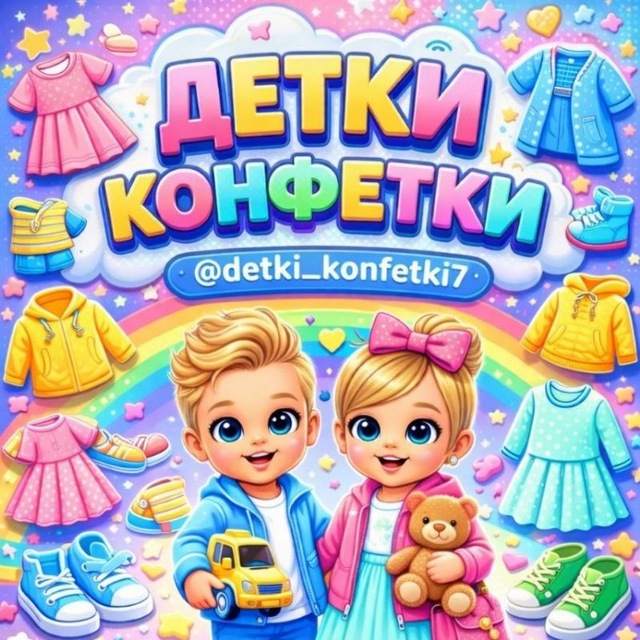 Аватар канала 🍭🍬ДЕТКИ-КОНФЕТКИ🍭🍬