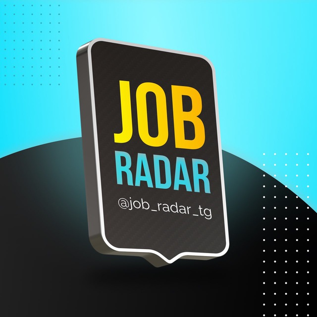 Аватар канала JOB RADAR | Удалёнка-фриланс