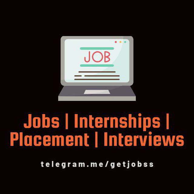 Аватар канала Jobs | Internships | Placement | Interviews