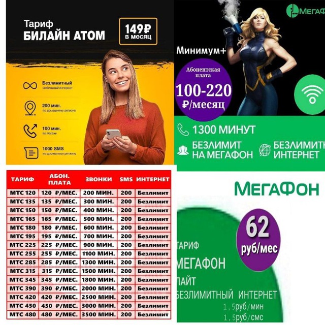 Аватар канала НЕПУБЛИЧНЫЕ ТАРИФЫ.