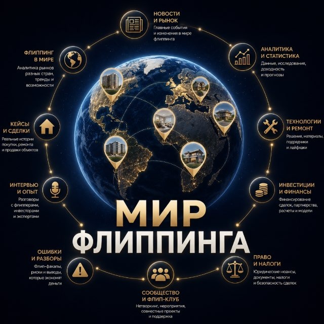 Аватар канала МИР ФЛИППИНГА