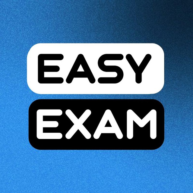 Аватар канала EASY EXAM | ОТВЕТЫ