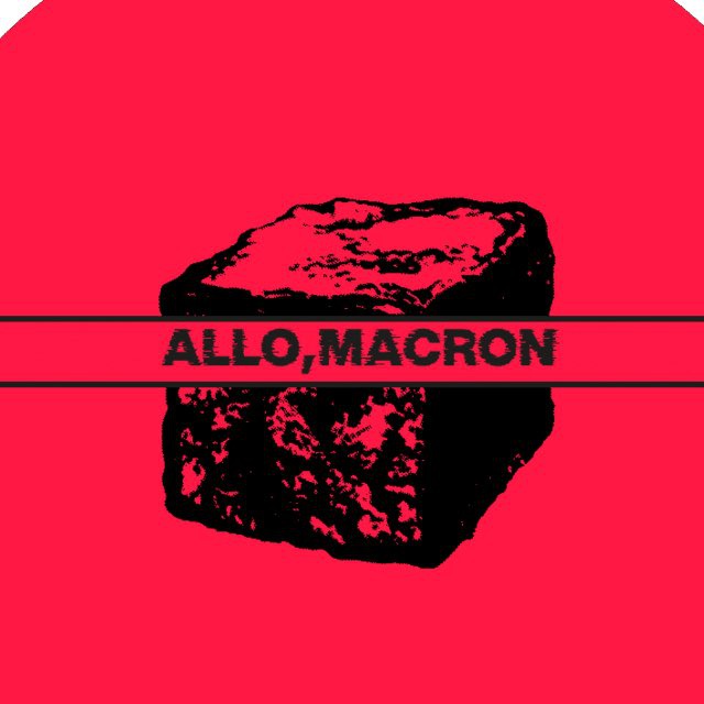 Аватар канала алло, макрон