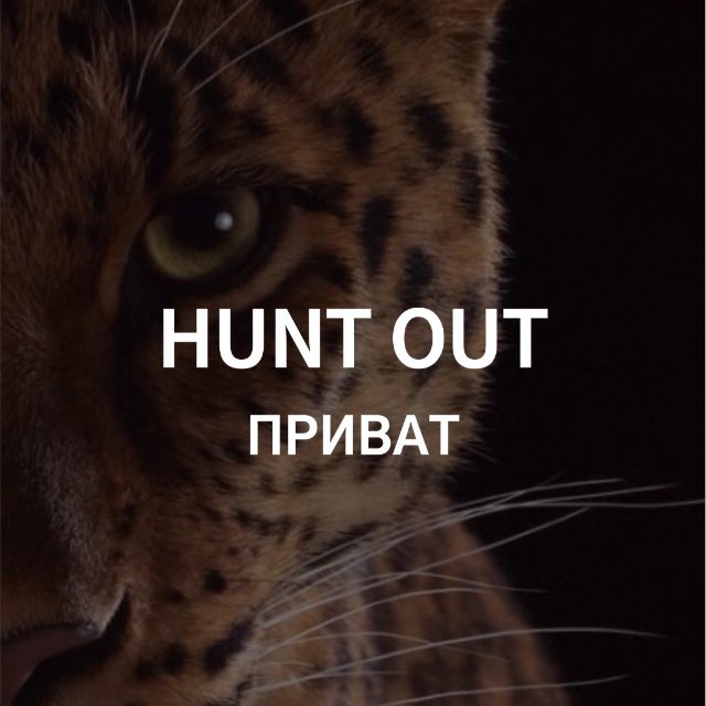 Аватар канала HUNT OUT ПРИВАТ