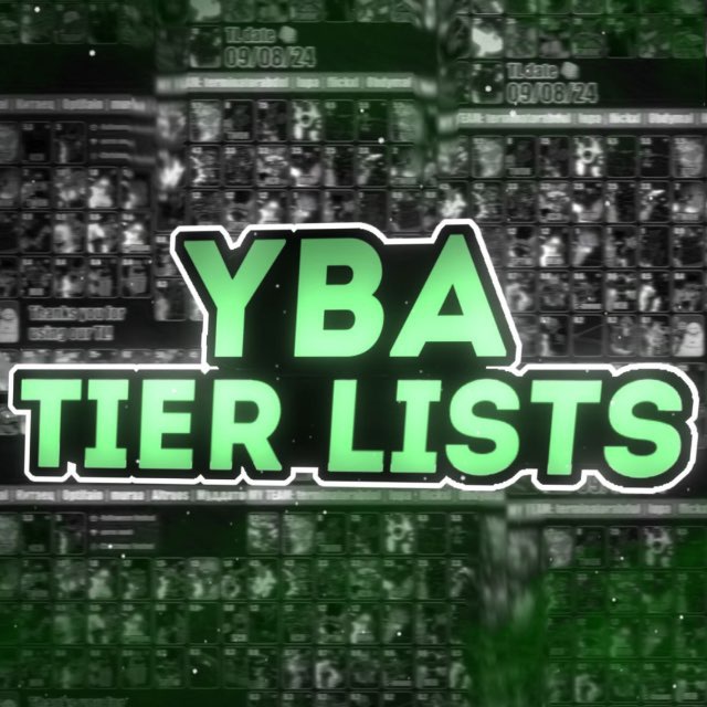 Аватар канала Тир листы YBA || УБА || ЮБА