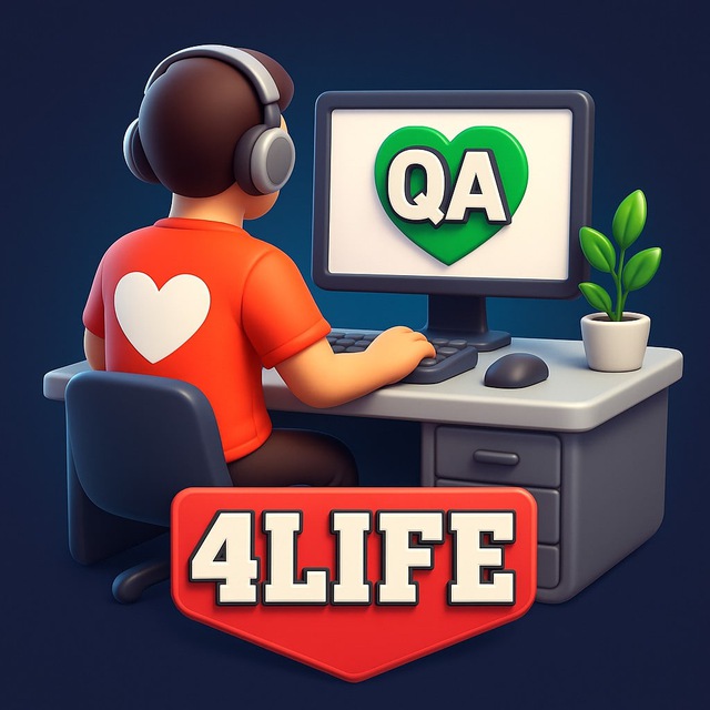 Аватар канала QA❤️4Life | Testing | Тестирование ПО