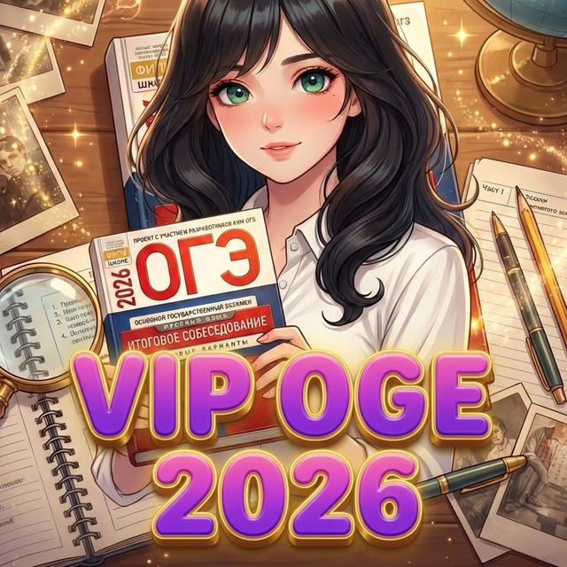 Аватар канала 👑 VIP PRO ОГЭ 2026 👑