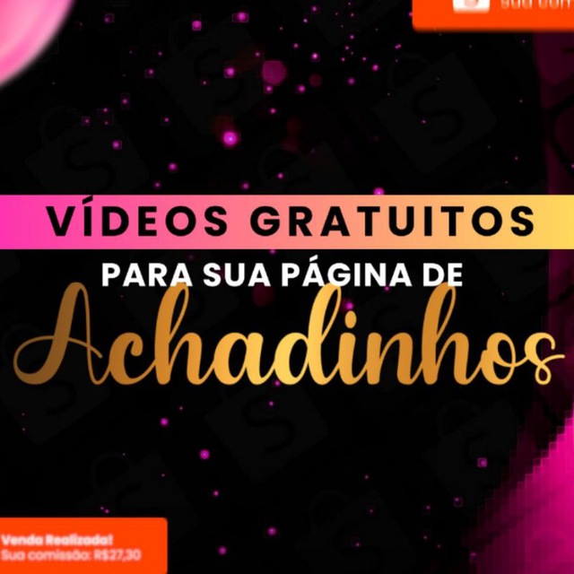 Аватар канала ✨ VIDEOS GRATUITOS PARA AFILIADOS SHOPEE ✨