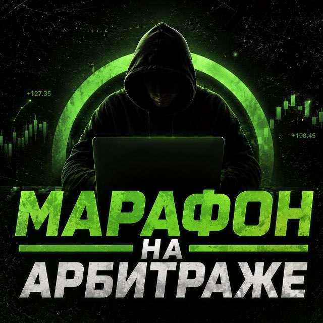 Аватар канала МАРАФОН НА АРБИТРАЖЕ👨🏻‍💻
