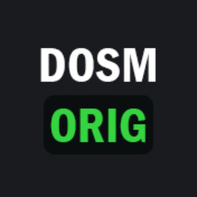 Аватар канала DOSM ORIG