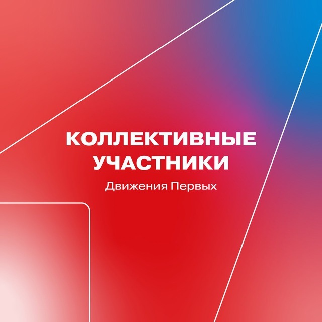 Аватар канала Коллективные участники Движения Первых