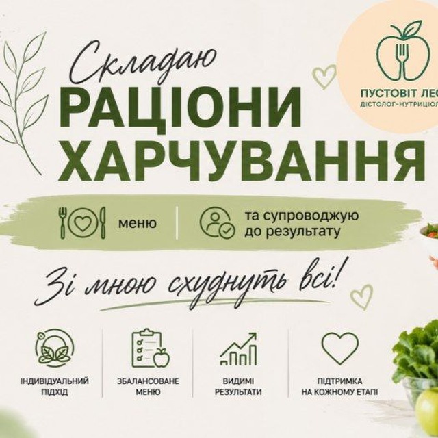 Аватар канала ПХ та схуднення 🍀