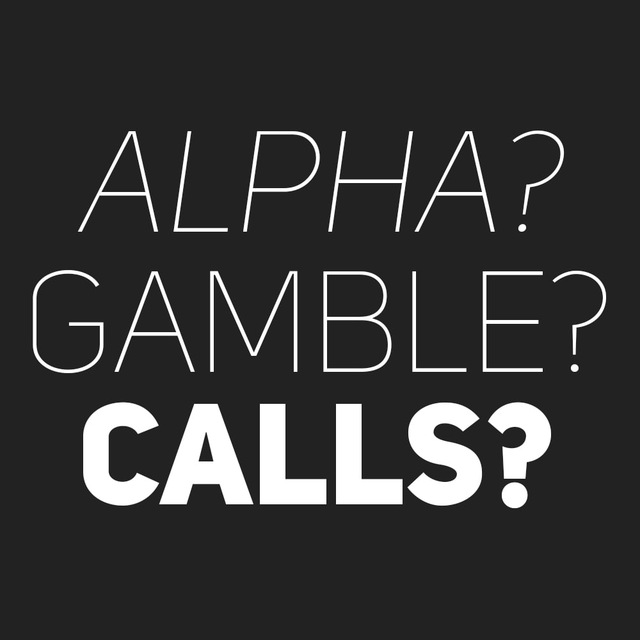 Аватар канала alpha? gamble? calls?