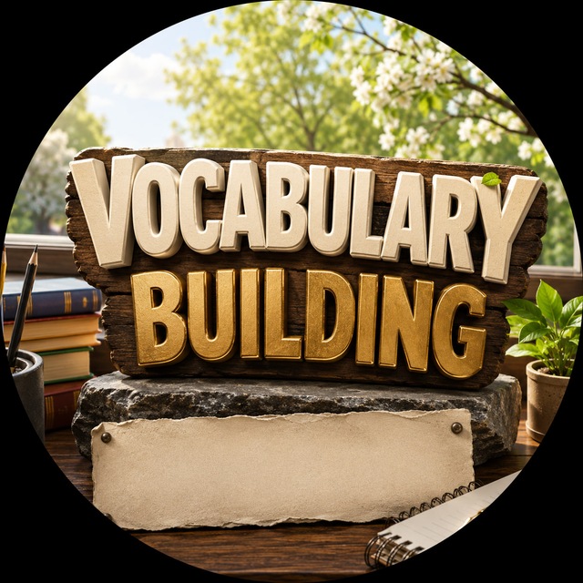 Аватар канала Vocabulary building 🧠