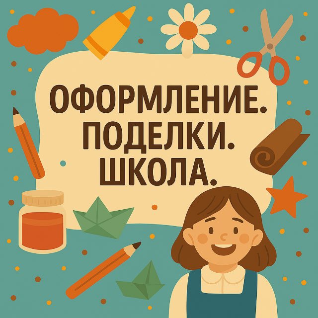 Аватар канала Оформление.Поделки.Школа