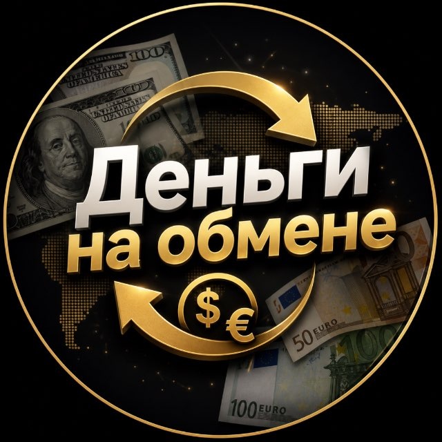 Аватар канала Деньги на обмене 💱