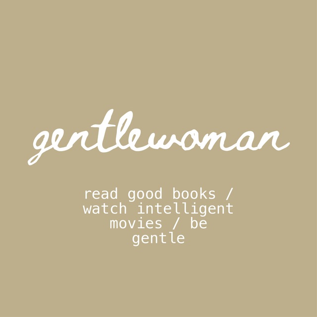 Аватар канала GENTLEWOMAN