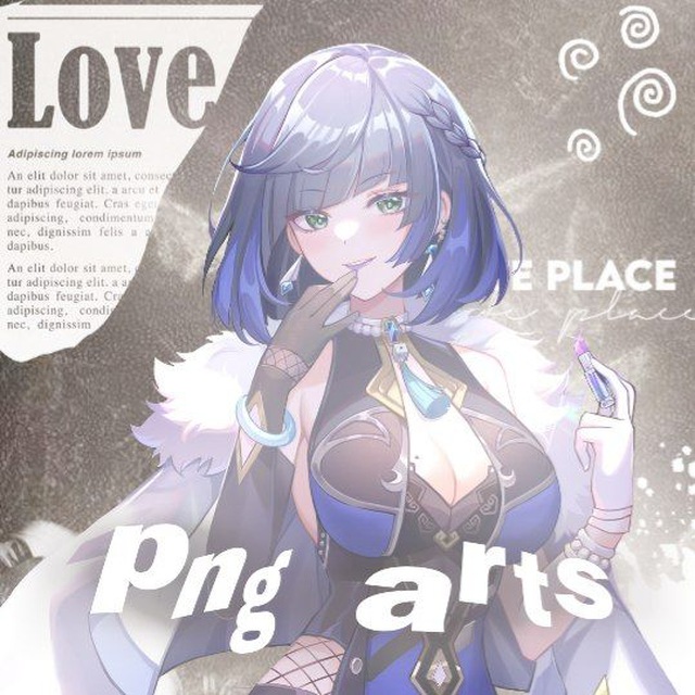 Аватар канала PNG арты || Genshin impact