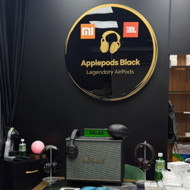 Аватар канала Applepods_Black ‼️Никаких подделок ‼️