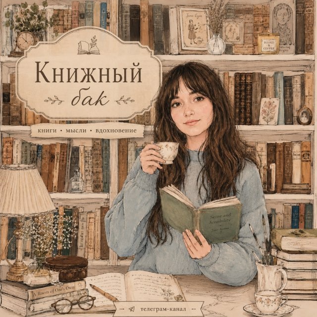 Аватар канала ~ Книжный бак ~