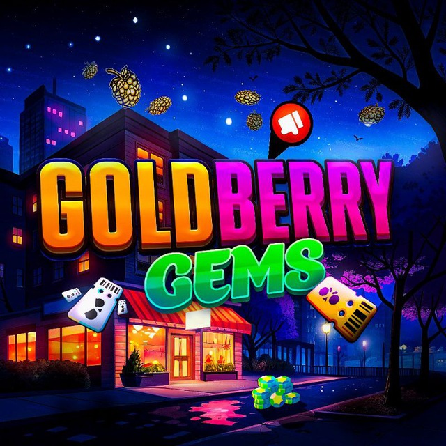 Аватар канала GOLDBERRY GEMS💎 | Магазин Гемов