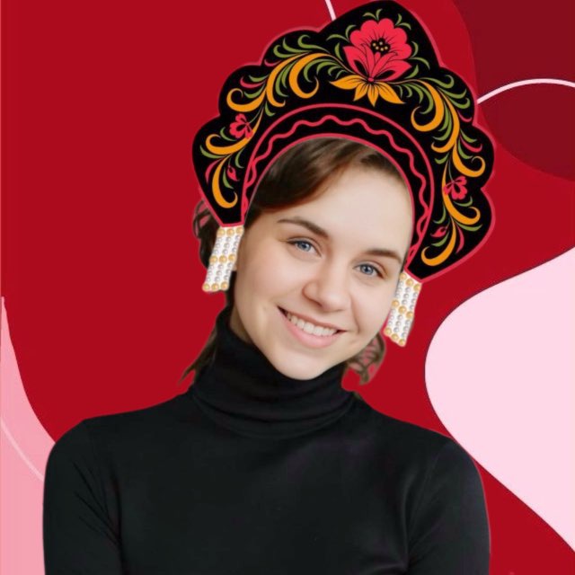 Аватар канала барышня, держись!