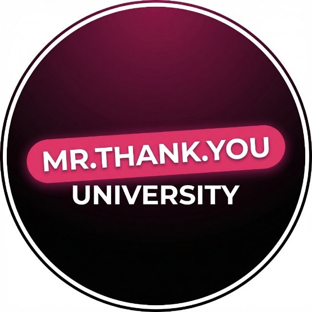 Аватар канала mrthankyou.university