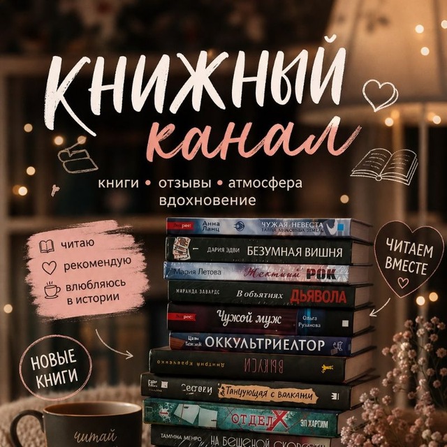 Аватар канала 📚 Что почитать⁉️ Что посмотреть⁉️ и не только❗