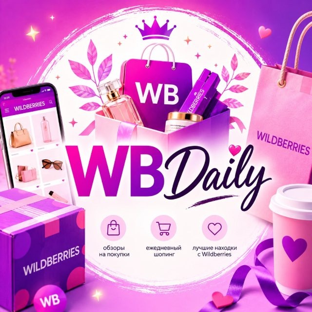 Аватар канала 💜WBDaily💜 — Сокровища маркетплейса🪎