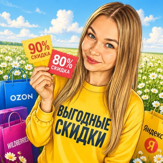 Аватар канала ВЫГОДНЫЕ СКИДКИ🚀