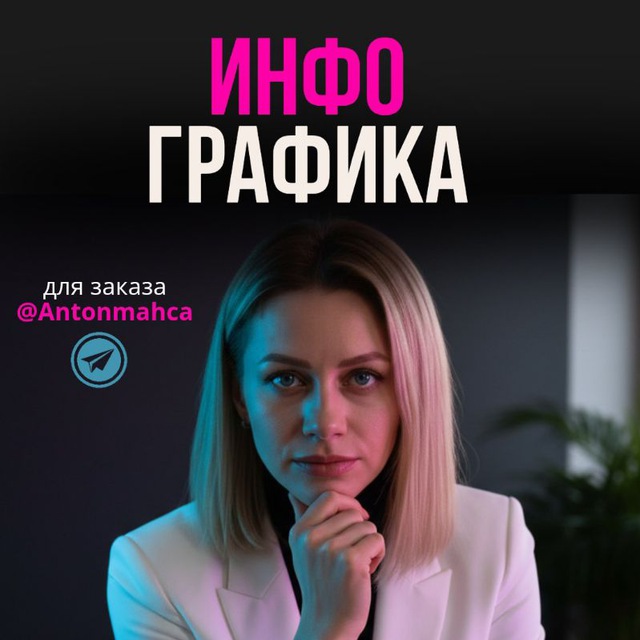 Аватар канала ИНФОГРАФИКА/НЕЙРОФОТОСЕССИЯ🥰