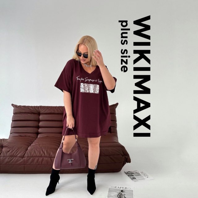 Аватар канала WikiMaxi | Женская одежда PLUS SIZE