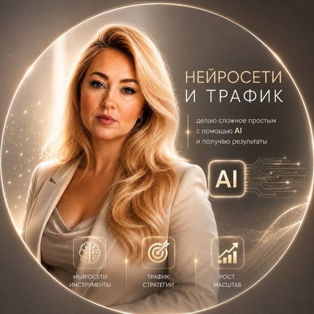 Аватар канала Нейросети и Трафик со Светланой Конаревой