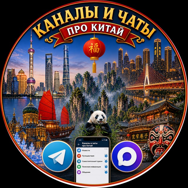 Аватар канала Список групп и каналов по Китаю