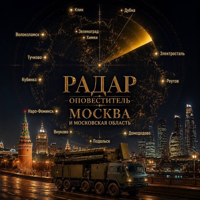 Аватар канала Радар • оповеститель Москва