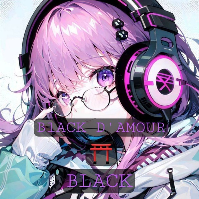 Аватар канала ⛩️⛩️BLACK D'AMOUR⛩️⛩️