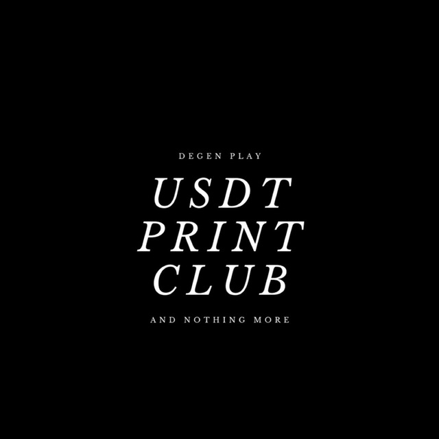 Аватар канала USDT PRINT CLUB