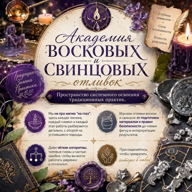Академия восковых и свинцовых отливок (обучение )
