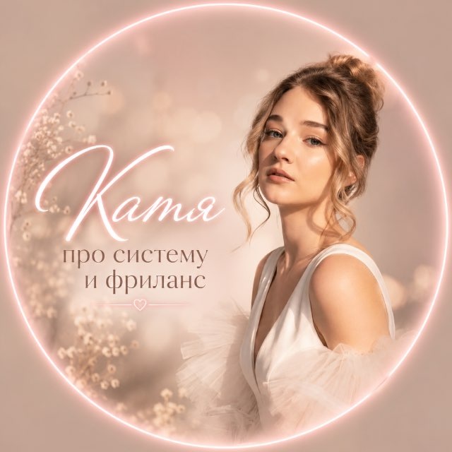 Аватар канала Катя|Про систему и фриланс