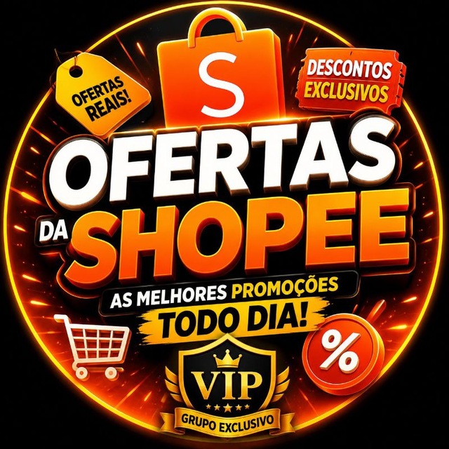 Аватар канала 🔥 SHOPEE VIP: PROMOÇÕES INSANAS TODOS OS DIAS 🔥