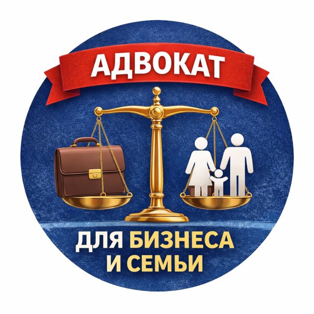 Аватар канала Адвокат для Бизнеса и Семьи! Крым! Л/ДНР! Херсонская и Запорожская области!