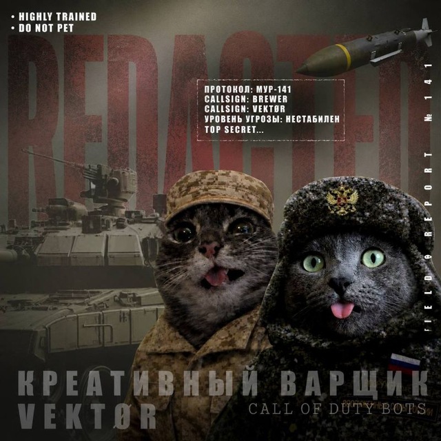 Аватар канала 𝙲𝙰𝙻𝙻 𝙾𝙵 𝙳𝚄𝚃𝚈 𝙱𝙾𝚃𝚂 | Ꮶᴩᴇᴀᴛиʙный Ᏼᴀᴩщиᴋ