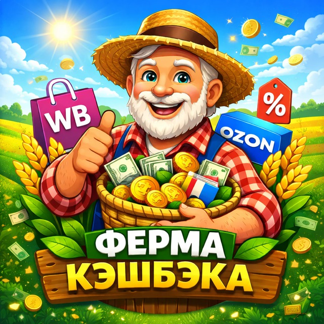 Аватар канала Ферма Кэшбэка | Товары за отзыв | Халява