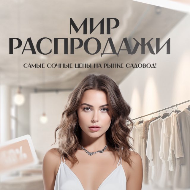 Аватар канала Мир Распродажи | Садовод 2А-41-43 Корпус Б
