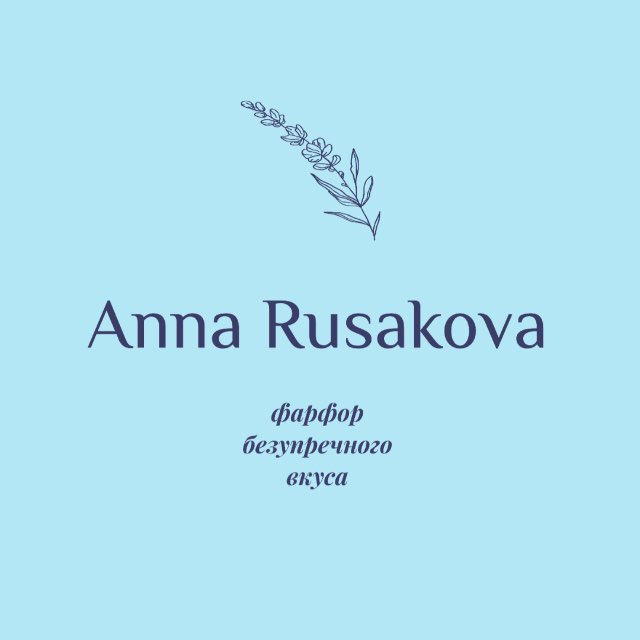 Аватар канала Роспись фарфора/ Анна Русакова
