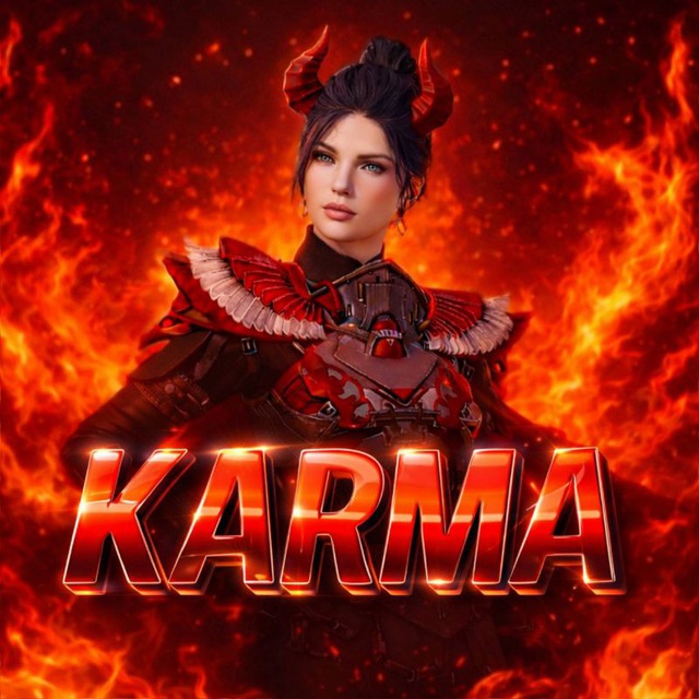 Аватар канала это 𝙆𝘼𝙍𝙈𝘼