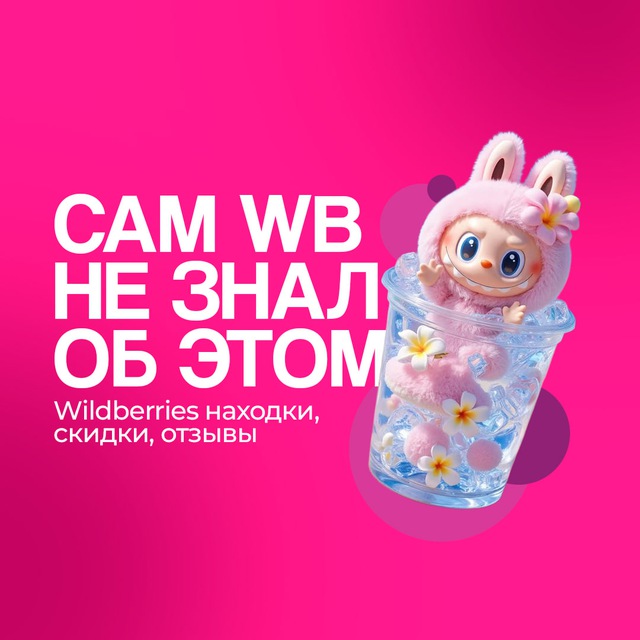 Аватар канала Сам WB не знал об этом | Wildberries находки, скидки, отзывы