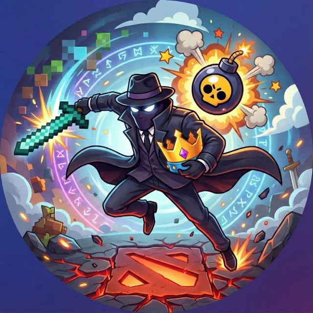 Аватар канала 🕵️‍♂️ Шпион: Clash Royale | Dota 2 | Brawl Stars | Minecraft